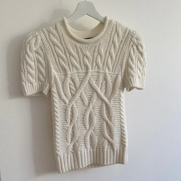 Ralph Lauren White Knit Top - Picture 1 of 6